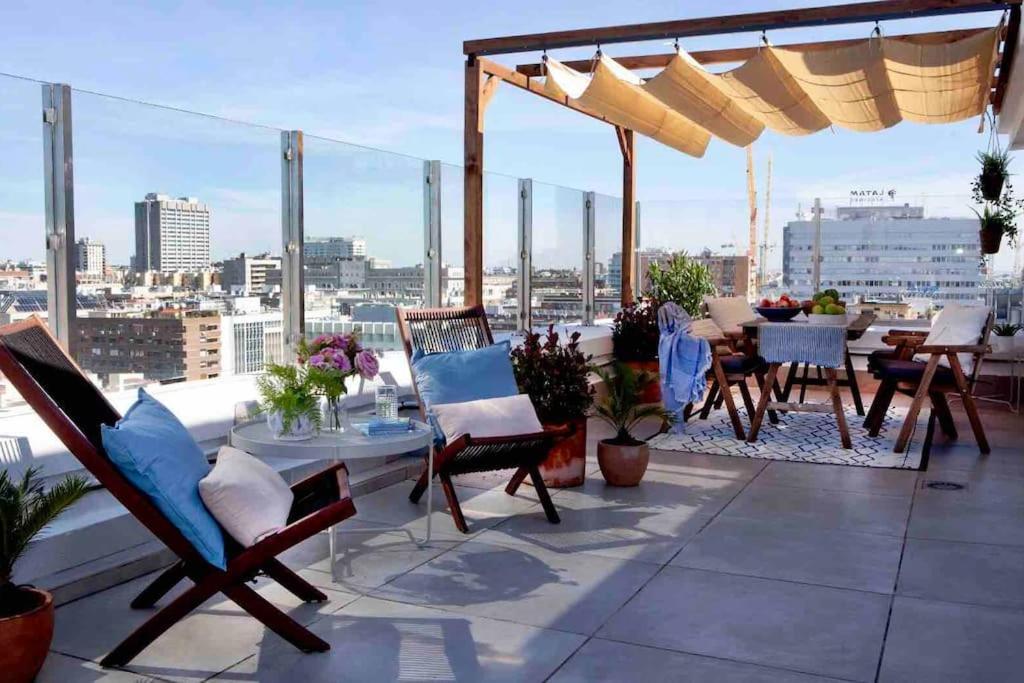 Wishome - Atico Con Espectacular Terraza En Bernabeu Madrid Exteriör bild