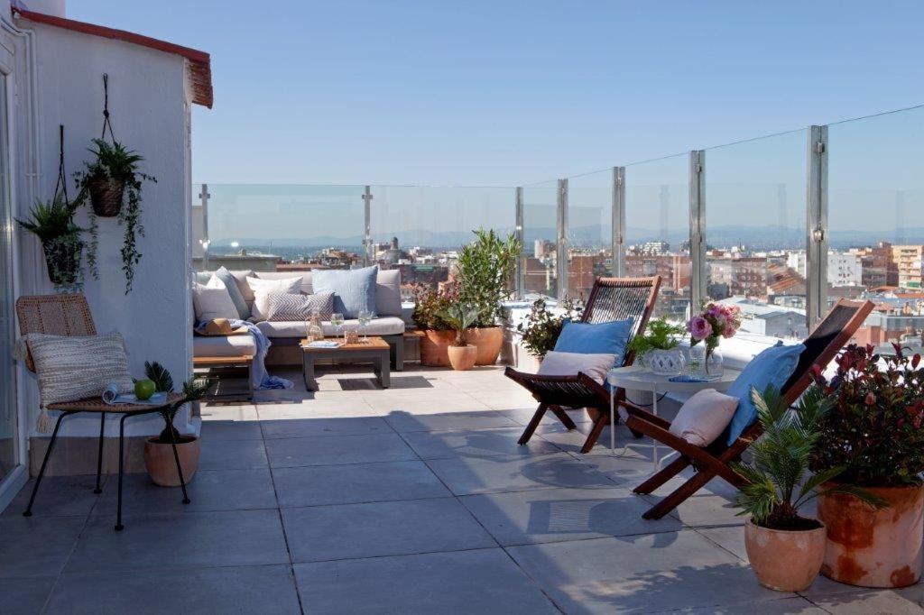 Wishome - Atico Con Espectacular Terraza En Bernabeu Madrid Exteriör bild